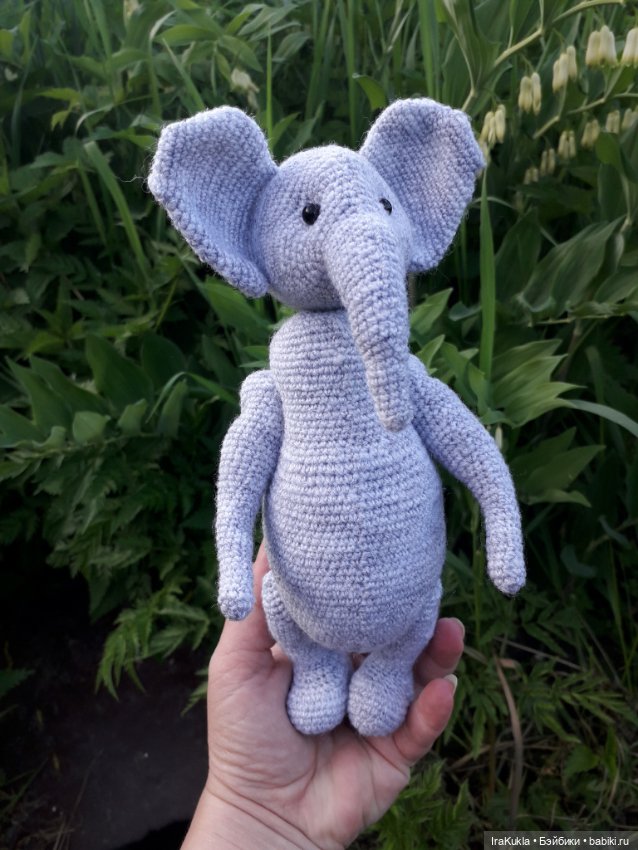 Слоняш — Вязаные игрушки и амигуруми: крючком (фото 10)