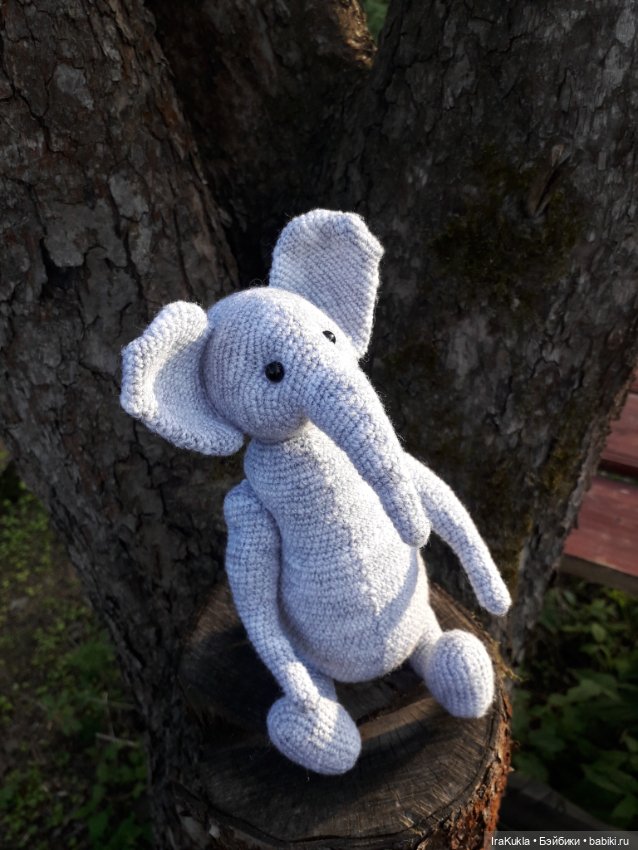 Слоняш — Вязаные игрушки и амигуруми: крючком (фото 3)