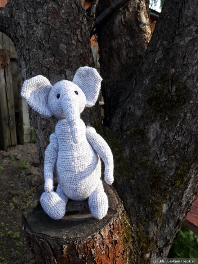 Слоняш — Вязаные игрушки и амигуруми: крючком (фото 4)