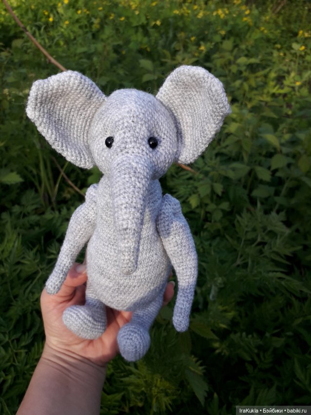 Слоняш — Вязаные игрушки и амигуруми: крючком (фото 9)