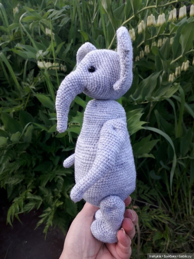 Слоняш — Вязаные игрушки и амигуруми: крючком