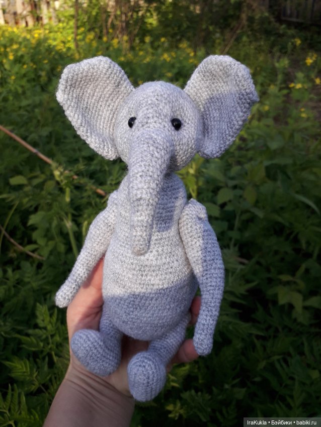 Слоняш — Вязаные игрушки и амигуруми: крючком (фото 6)