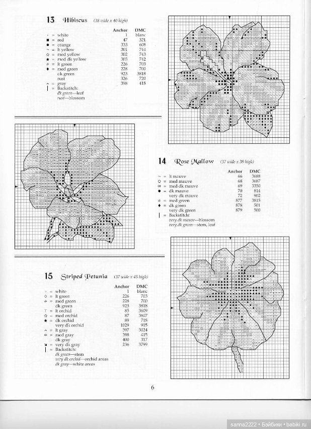 One Nighters 48 Flowers by Jeanette Crews Designs (фото 6)