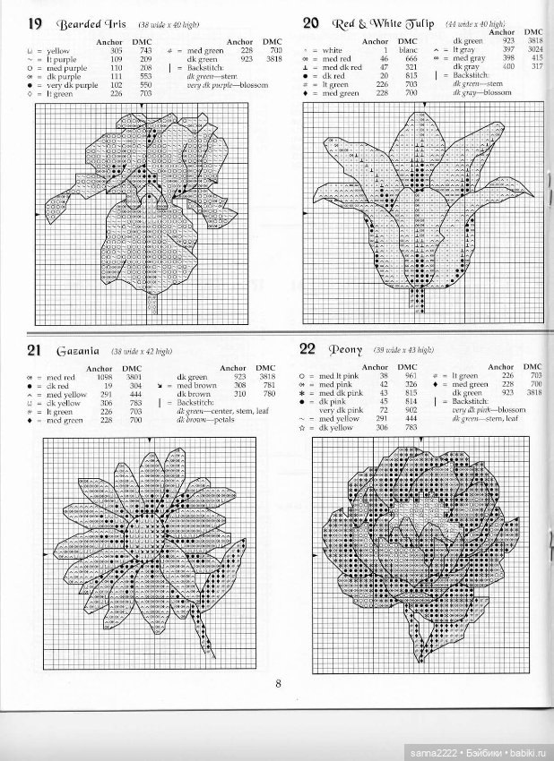 One Nighters 48 Flowers by Jeanette Crews Designs (фото 8)