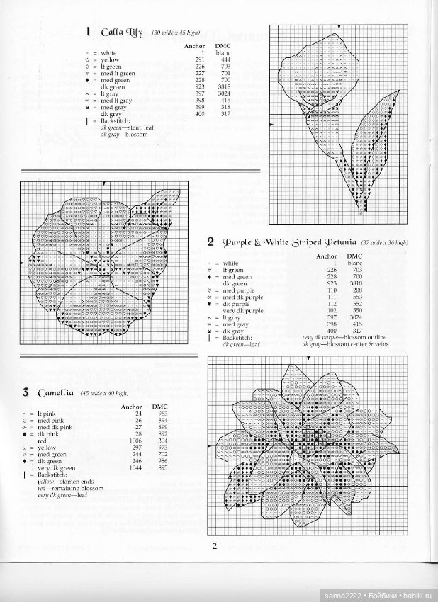 One Nighters 48 Flowers by Jeanette Crews Designs (фото 2)