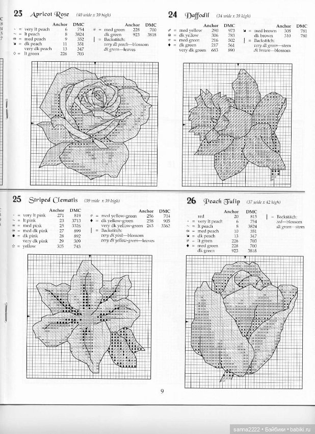 One Nighters 48 Flowers by Jeanette Crews Designs (фото 9)