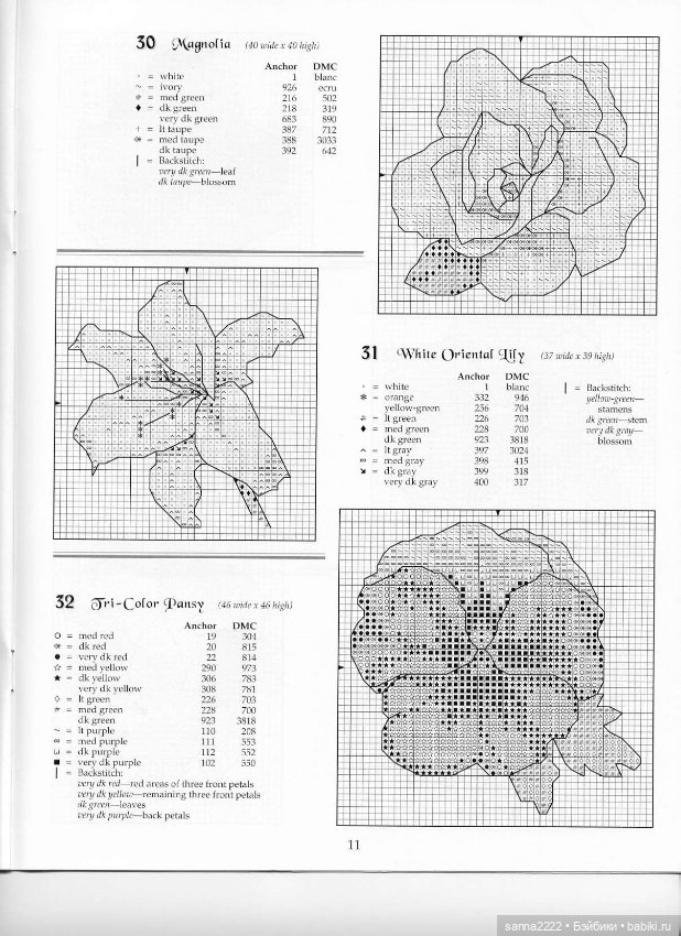 One Nighters 48 Flowers by Jeanette Crews Designs