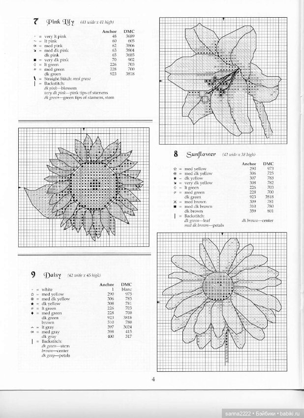One Nighters 48 Flowers by Jeanette Crews Designs (фото 4)