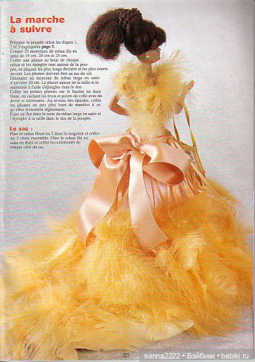 Haute couture pour Poupees mannequin