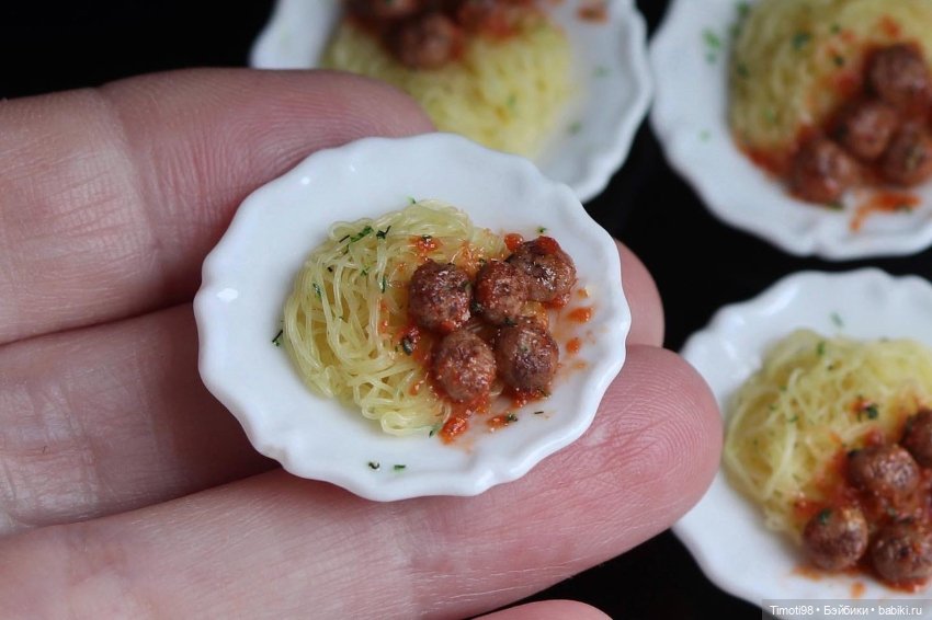 Кулинарные миниатюры из полимерной глины (фото 7)