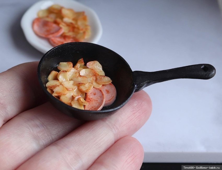 Кулинарные миниатюры из полимерной глины (фото 3)