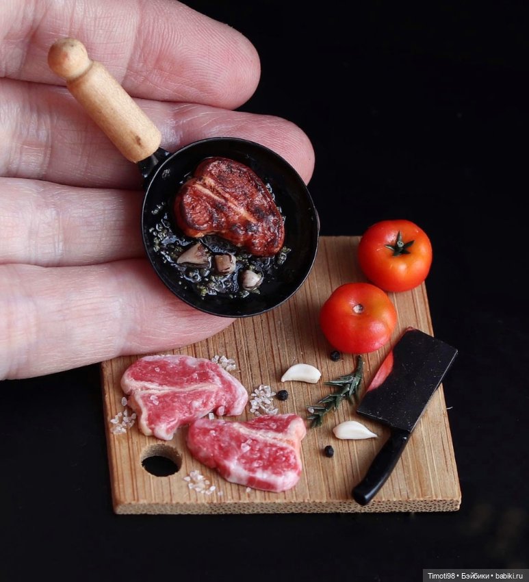 Кулинарные миниатюры из полимерной глины