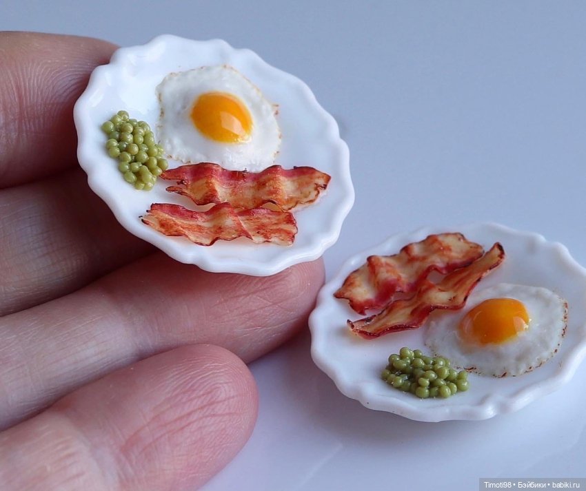 Кулинарные миниатюры из полимерной глины (фото 8)