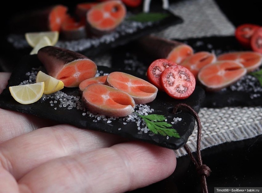 Кулинарные миниатюры из полимерной глины (фото 5)