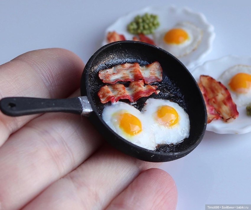 Кулинарные миниатюры из полимерной глины (фото 9)