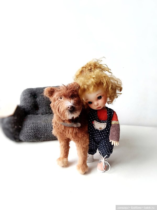 Очень серьезный парень - авторская реалистичная собака (фото 10)