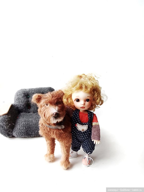 Очень серьезный парень - авторская реалистичная собака