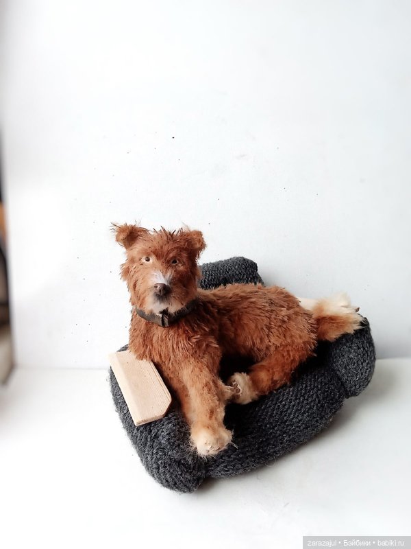 Очень серьезный парень - авторская реалистичная собака (фото 7)