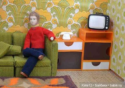 Кукольные домики 1950-60-х годов. Телефон