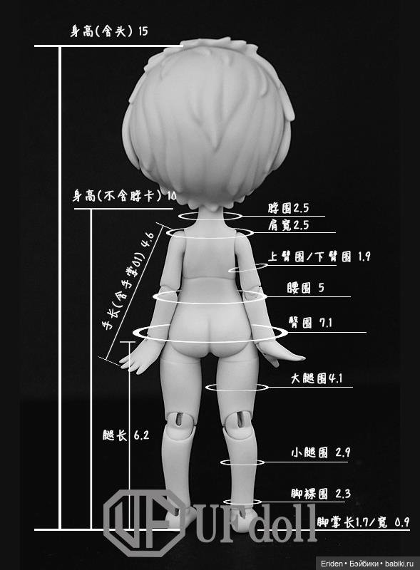 UFdoll новые бжд тела для обитсу и GSC (фото 2)