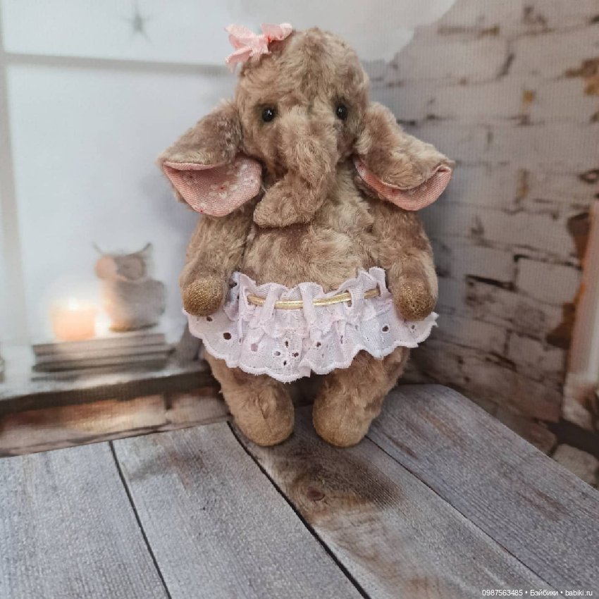 Слоняша — Авторские мишки Тедди и друзья: фото (фото 3)