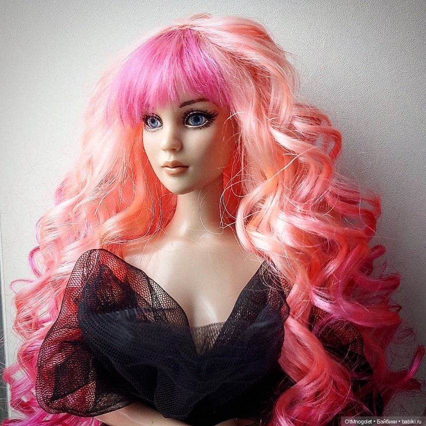 Окраска готовых париков — Перепрошивка волос и восстановление париков: МК (фото 3)