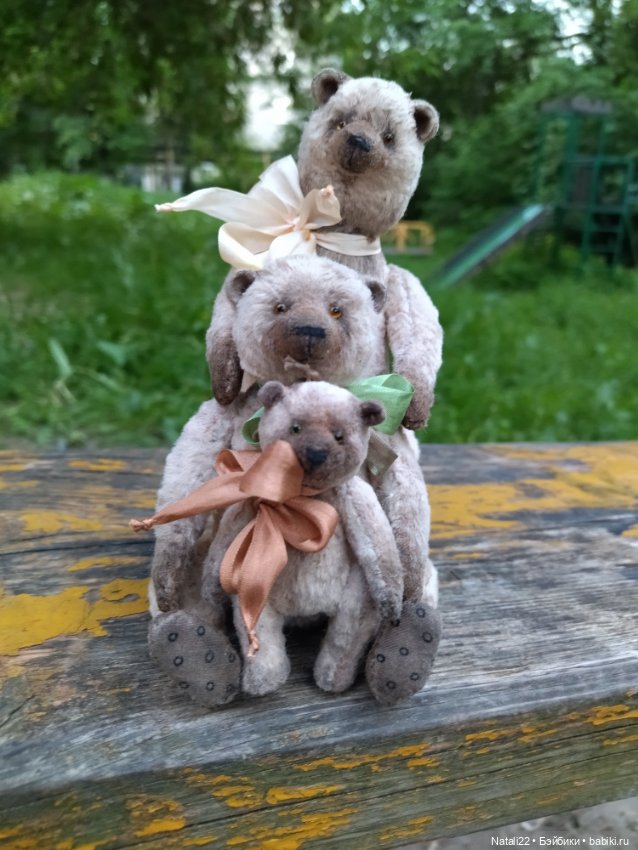 Прогулка с семейством — Авторские мишки Тедди и друзья: фото