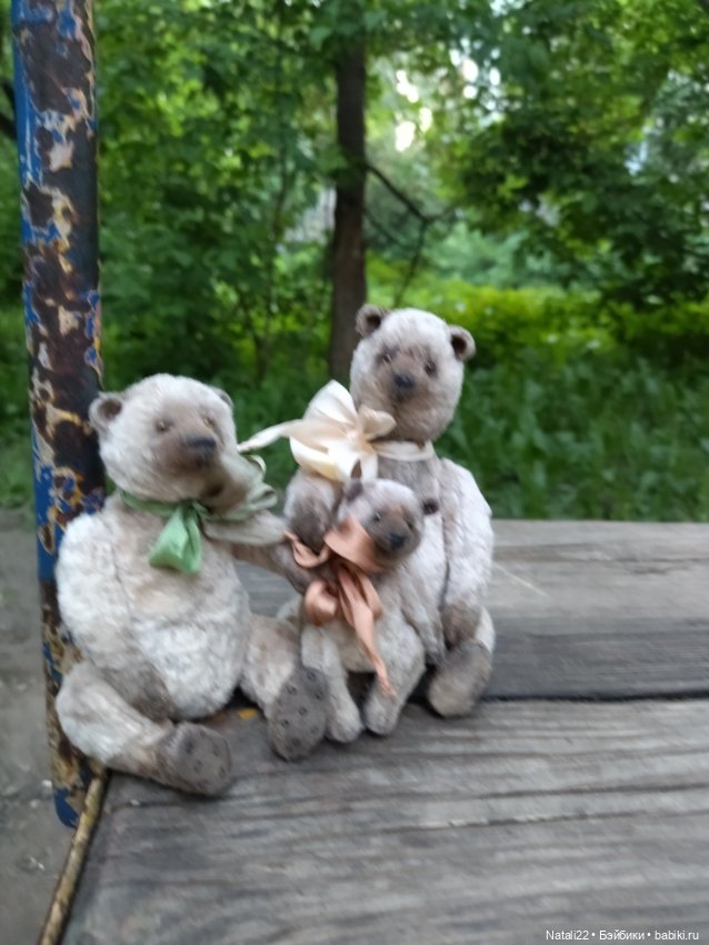 Прогулка с семейством — Авторские мишки Тедди и друзья: фото (фото 5)