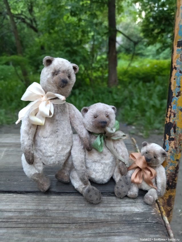 Прогулка с семейством — Авторские мишки Тедди и друзья: фото