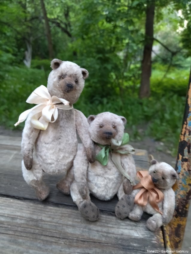 Прогулка с семейством — Авторские мишки Тедди и друзья: фото (фото 10)