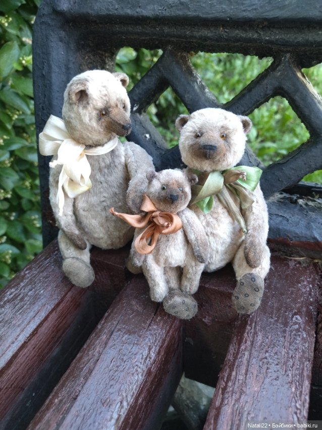 Прогулка с семейством — Авторские мишки Тедди и друзья: фото (фото 2)