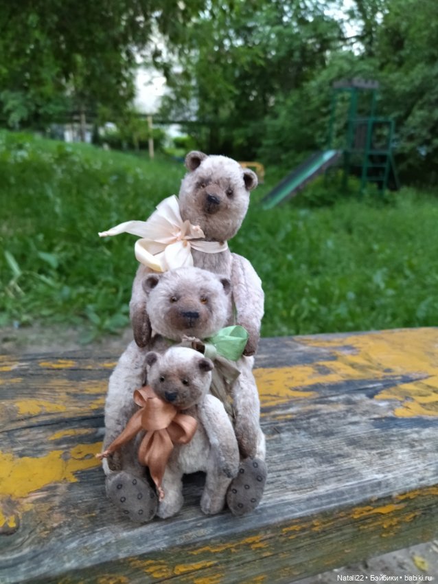 Прогулка с семейством — Авторские мишки Тедди и друзья: фото