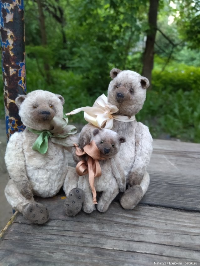 Прогулка с семейством — Авторские мишки Тедди и друзья: фото (фото 6)