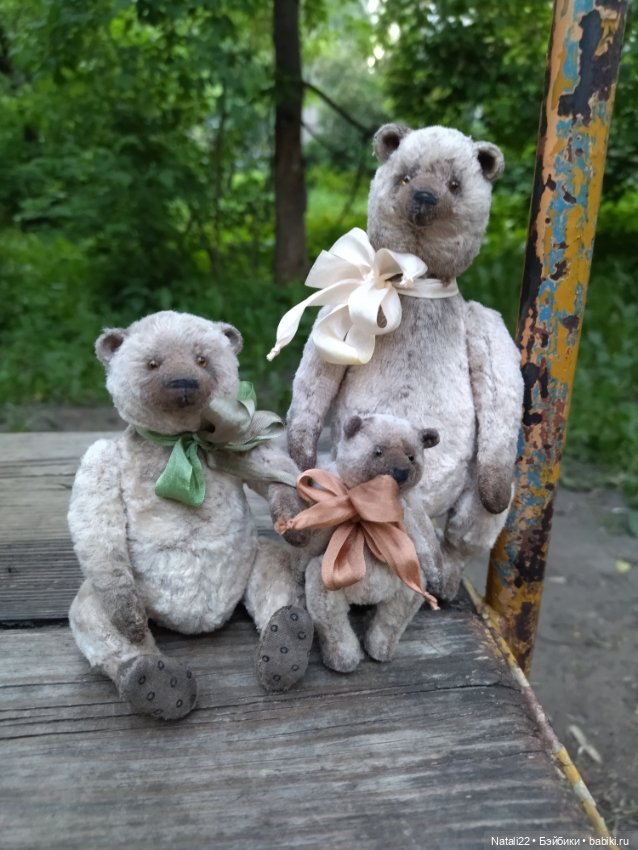Прогулка с семейством — Авторские мишки Тедди и друзья: фото (фото 7)