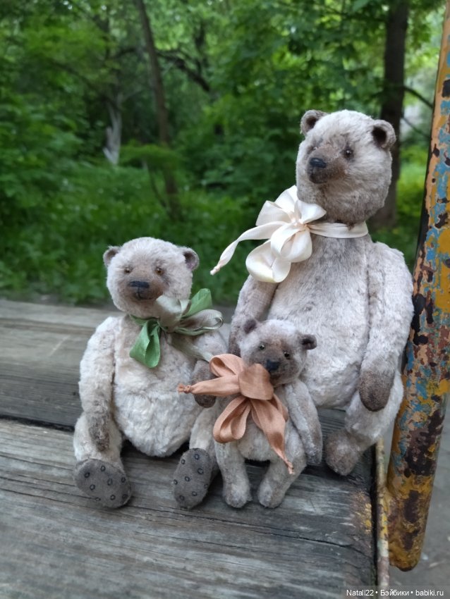 Прогулка с семейством — Авторские мишки Тедди и друзья: фото (фото 9)