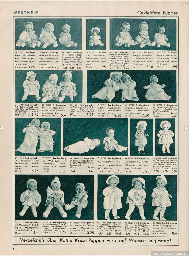 Игрушки Вертхайма 1937 г — Винтажные куклы ГДР (Немки): Бигги (фото 4)