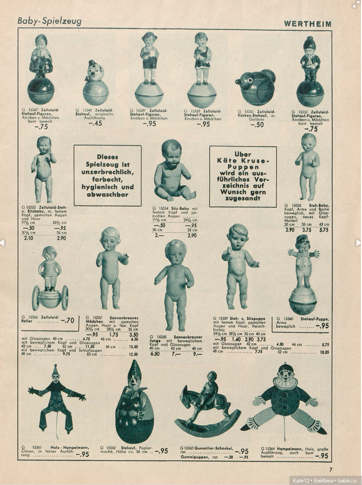 Игрушки Вертхайма 1937 г — Винтажные куклы ГДР (Немки): Бигги (фото 7)