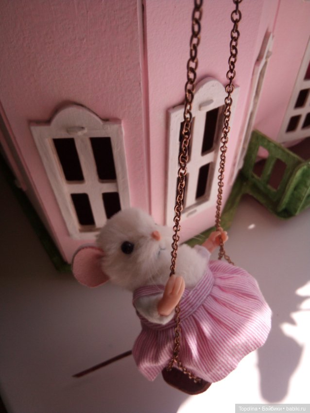 Сказочный мышечкин домик — Авторские игрушки из разных материалов: синельная проволока (фото 9)