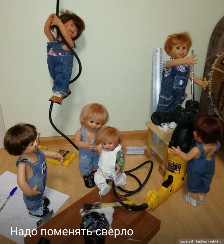 Как гномики ремонтировали полку