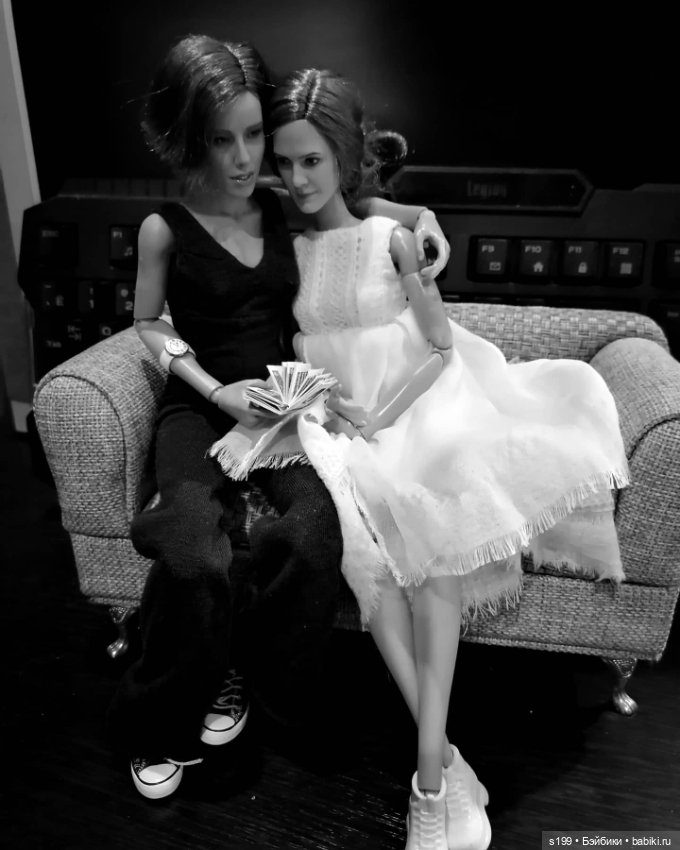 Чёрно-белое кино — Куклы Phicen (TBLeague/Фицен): бесшовные тела (фото 4)