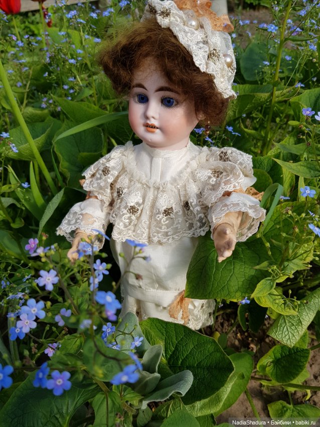 С прекрасным майским днём и замечательной погодой! Антикварная кукла Gebrüder Kühnlenz, 44-26 dep (фото 8)