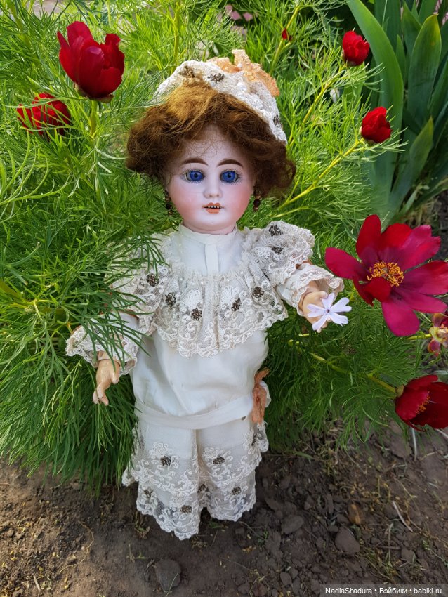 С прекрасным майским днём и замечательной погодой! Антикварная кукла Gebrüder Kühnlenz, 44-26 dep
