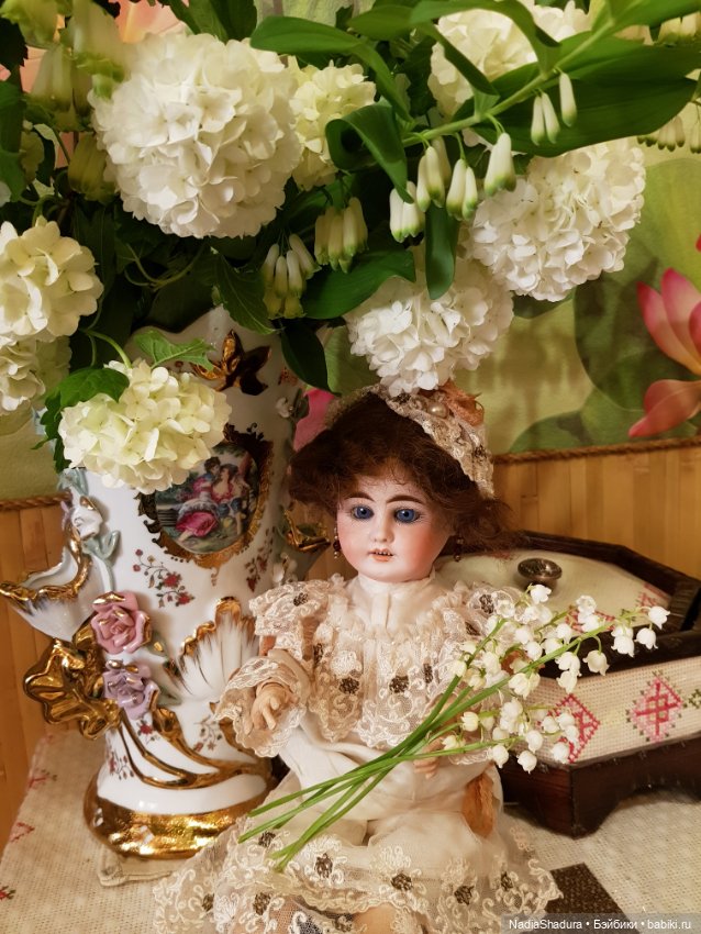 С прекрасным майским днём и замечательной погодой! Антикварная кукла Gebrüder Kühnlenz, 44-26 dep
