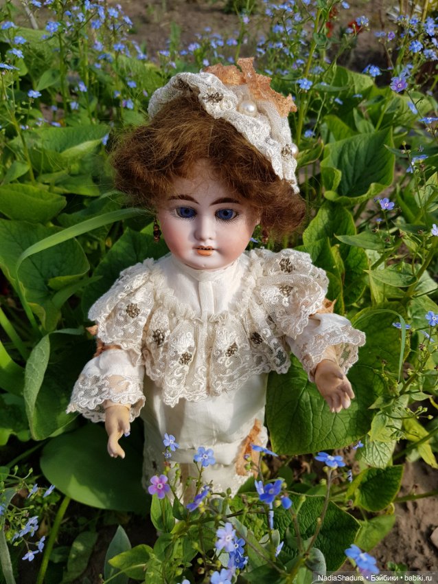 С прекрасным майским днём и замечательной погодой! Антикварная кукла Gebrüder Kühnlenz, 44-26 dep (фото 7)