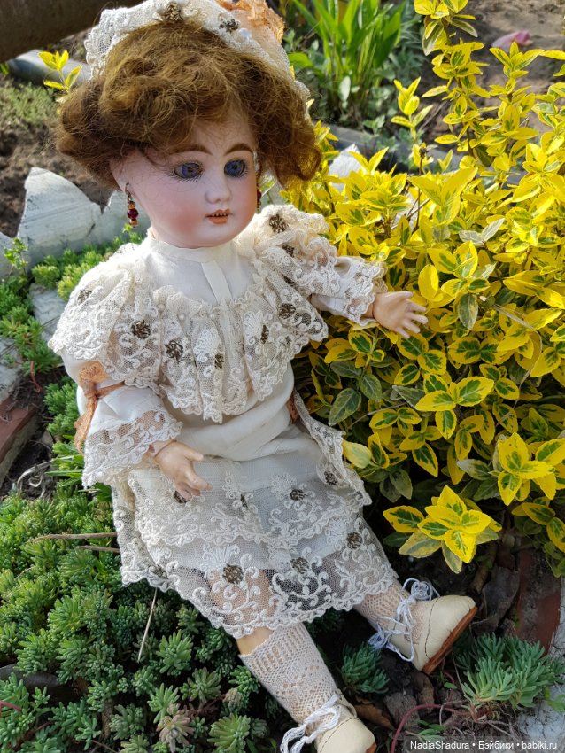 С прекрасным майским днём и замечательной погодой! Антикварная кукла Gebrüder Kühnlenz, 44-26 dep (фото 6)