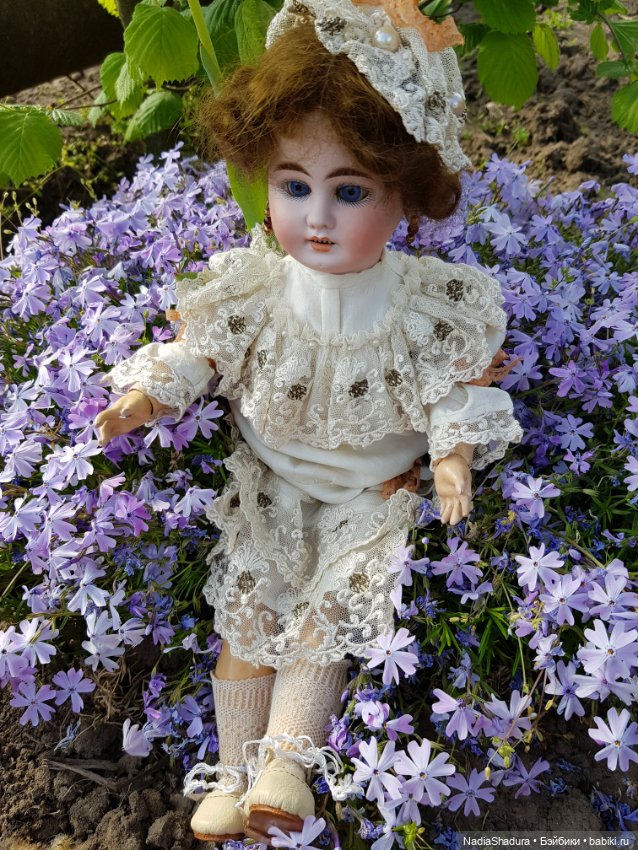 С прекрасным майским днём и замечательной погодой! Антикварная кукла Gebrüder Kühnlenz, 44-26 dep (фото 9)