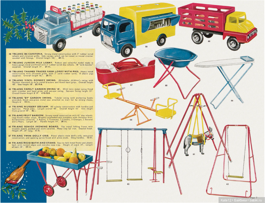 Рождественские игрушки 1960год (фото 7)