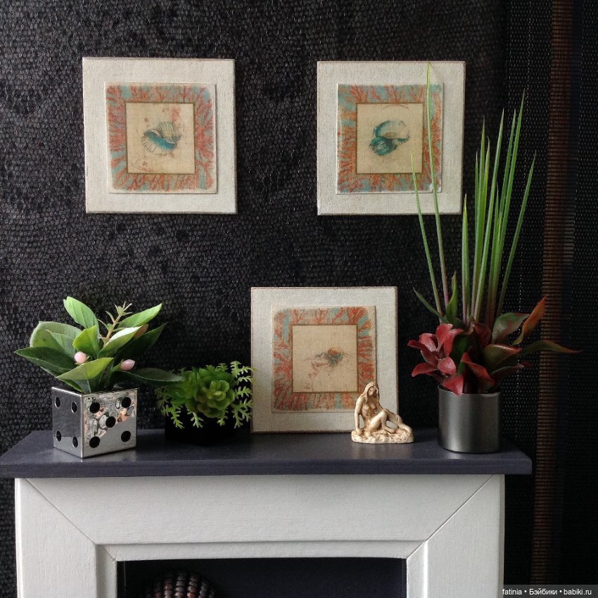 Интерьер 1:6 с лёгким намёком на Среднеземорский стиль