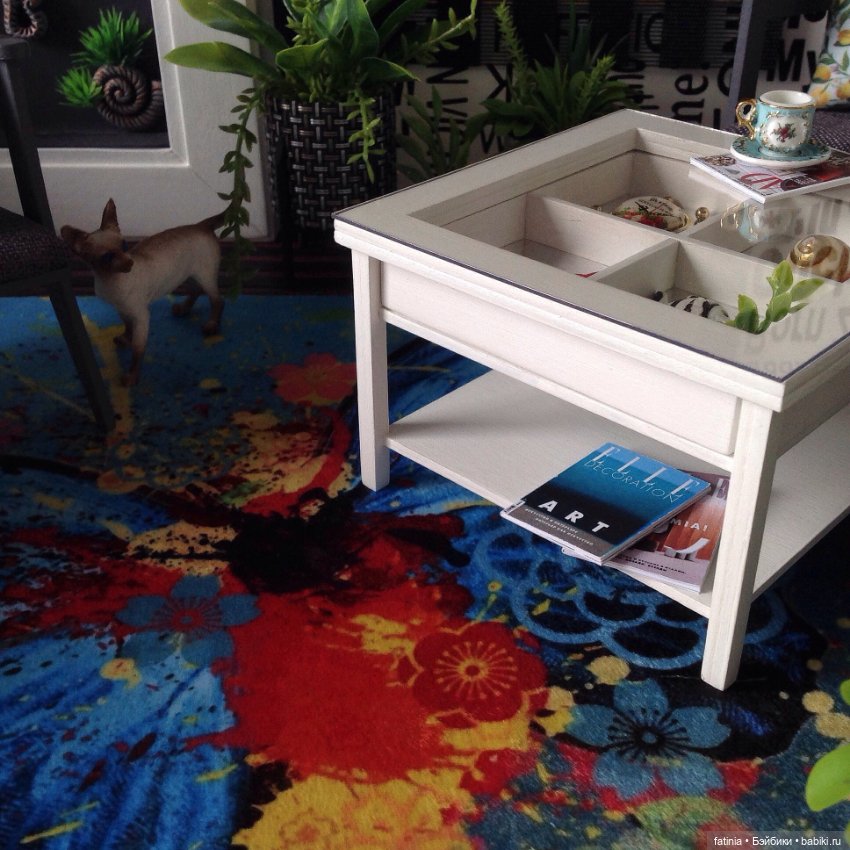 Интерьер 1:6 с лёгким намёком на Среднеземорский стиль