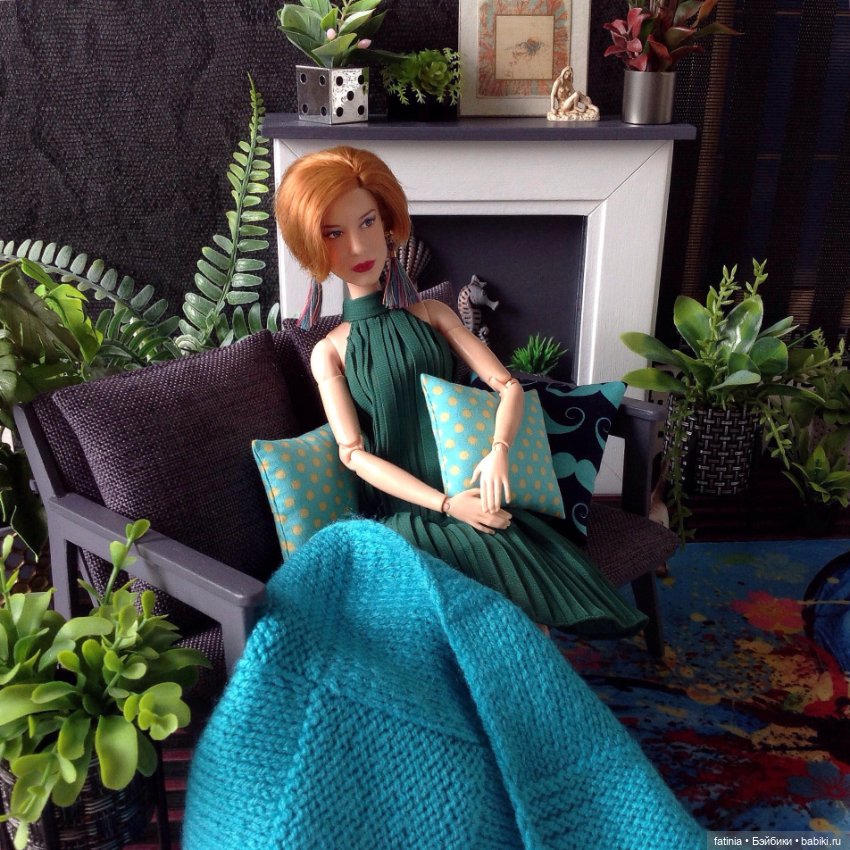 Интерьер 1:6 с лёгким намёком на Среднеземорский стиль